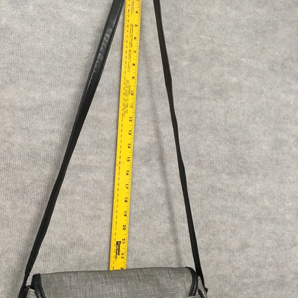 Color Bag Evan Picone Gray & Black Crossbody Shoulder - Picture 6 of 9